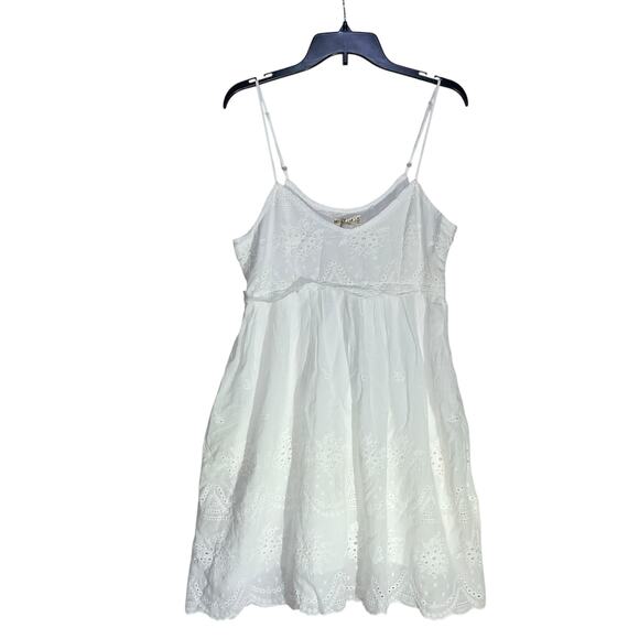 Mini Dress Boho Embroidered Eyelet Romantic - Picture 2 of 10